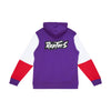 Men's Mitchell & Ness Purple/White NBA Toronto Raptors Fusion Fleece 2.0 Pullover Hoodie