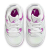 Toddler's Jordan 4 Retro White/Hyper Violet (FQ1313 151)