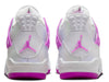 Big Kid's Jordan 4 Retro White/Hyper Violet (FQ1314 151)