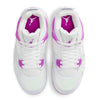 Big Kid's Jordan 4 Retro White/Hyper Violet (FQ1314 151)