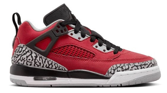 Big Kid's Jordan Spizike Low Gym Red/Black-Wolf Grey (FQ3950 600)