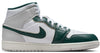 Men's Jordan 1 Mid SE White/Oxidized Green-Sail (FQ7720 103)