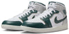 Men's Jordan 1 Mid SE White/Oxidized Green-Sail (FQ7720 103)