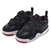 Toddler's Jordan 4 RM Black/Varsity Red-Wolf Grey (FQ7937 061)