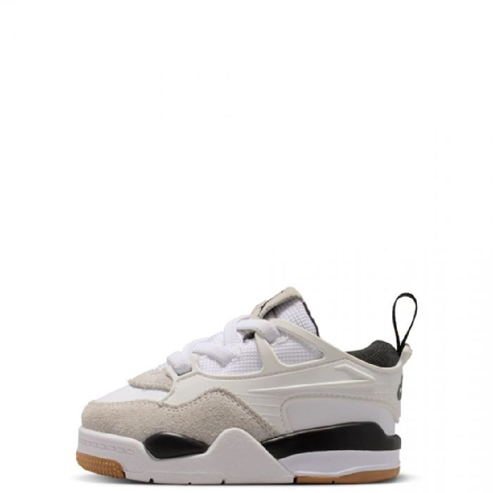 Toddler's Jordan 4 RM White/Black-Neutral Grey (FQ7937 110)