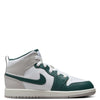 Little Kid's Jordan 1 Mid SE White/Oxidized Green-Sail (FQ8087 103)