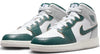 Big Kid's Jordan 1 Mid SE White/Oxidized Green-Sail (FQ8088 103)