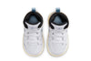 Toddler's Jordan 1 Mid SE White/Blue Grey-Black Sail (FQ8221 142)