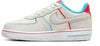 Little Kid's Nike Air Force 1 LV8 2 BP Pale Ivory/Wht-Picante Red (FQ8351 110)