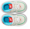 Toddler's Nike Air Force 1 LV8 2 BT Pale Ivory/White-Picante Red (FQ8352 110)