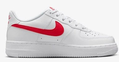 Big Kid's Nike Air Force 1 LV8 White/University Red (FV0720 101)
