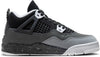 Little Kid's Jordan 4 Retro Black/White-Anthracite-Black (FV4537 002)