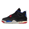Men's Jordan 4 Retro Black/Fire Red-Deep Royal Blue (FV5029 003)