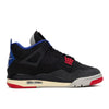 Men's Jordan 4 Retro Black/Fire Red-Deep Royal Blue (FV5029 003)