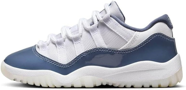 Little Kid's Jordan 11 Retro Low White/Midnight Navy (FV5116 104)