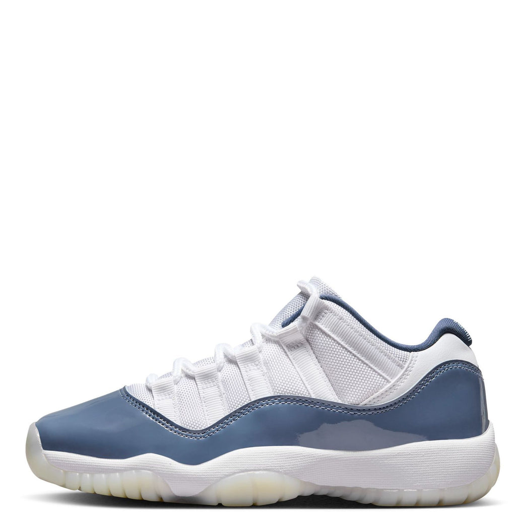 Big Kid's Jordan 11 Retro Low White/Midnight Navy (FV5121 104)