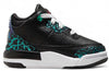 Toddler's Jordan 3 Retro Black/Siren Red-Hyper Jade (FV5439 001)