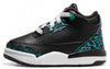 Toddler's Jordan 3 Retro Black/Siren Red-Hyper Jade (FV5439 001)