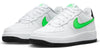 Big Kid's Nike Air Force 1 White/Green Strike-Black (FV5948 106)