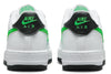 Big Kid's Nike Air Force 1 White/Green Strike-Black (FV5948 106)