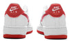 Big Kid's Nike Air Force 1 White/Dragon Red-White (FV5948 116)