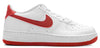 Big Kid's Nike Air Force 1 White/Dragon Red-White (FV5948 116)