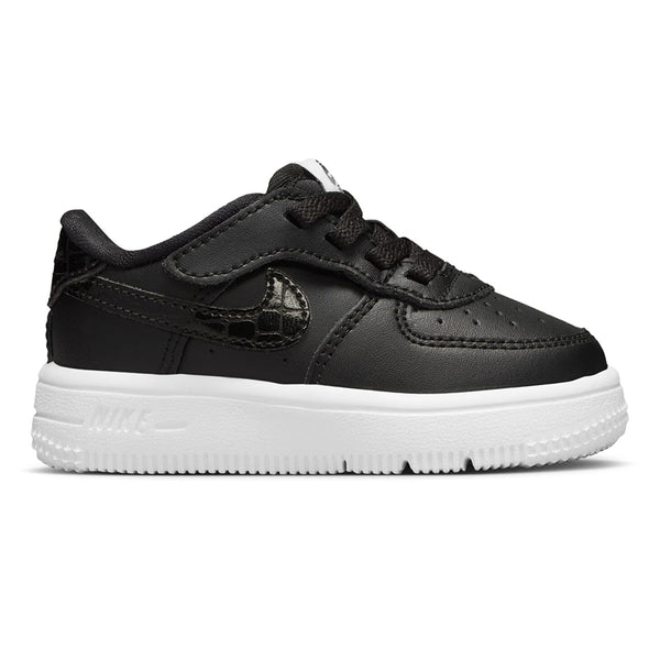 Toddler's Nike Force 1 Low Easyon LV8 1 Black/Black-White (FV6105 001)