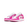 Big Kid's Jordan 1 Low Fire Pink/Iris Whisper-White (FV8486 600)