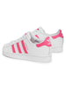 Big Kid's Adidas Superstar J White/Suppnk/Black (FW0773)