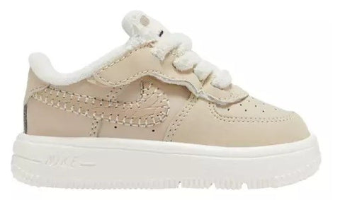 Toddler's Nike Air Force 1 Low Easyon SE 1 Sanddrift/Pale Ivory-Sail (FZ1009 100)