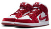 Women's Jordan 1 Mid SE White/Team Red-Black-White (FZ3334 100)