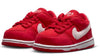 Toddler's Nike Dunk Low Fire Red/Pink Foam-LT Crimson (FZ3551 612)