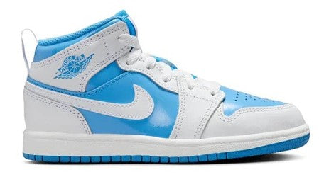 Little Kid's Jordan 1 Mid SE White/Legend Blue (FZ3932 114)