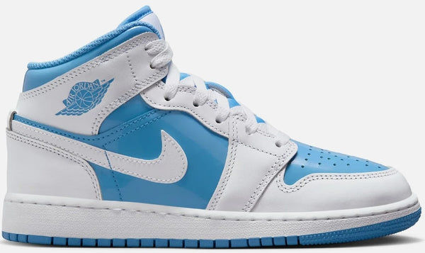 Big Kid's Jordan 1 Mid SE White/Legend Blue (FZ3933 114)