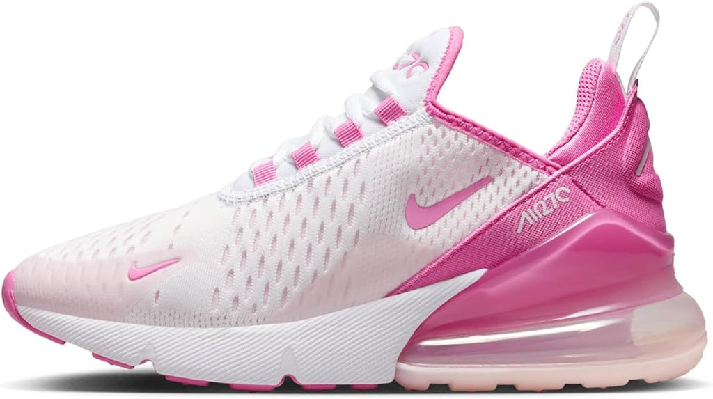 Big Kid's Nike Air Max 270 White/Playful Pink-Pink Foam (FZ4116 100)