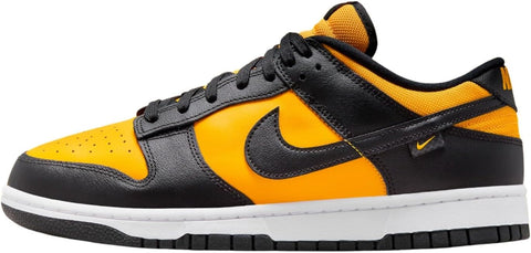 Men's Nike Dunk Low Retro Black/University Gold-White (FZ4618 001)