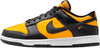 Men's Nike Dunk Low Retro Black/University Gold-White (FZ4618 001)