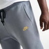 Men's Nike Sportswear Tech Fleece Jogger Pants Cool Grey/Metallic Gold (FZ4710 065)