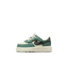 Toddler's Nike Force 1 Low Easyon LV8 Coconut Milk/Vintage Green (FZ6744 100)