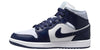 Women's Air Jordan 1 Mid SE Football Grey/Midnight Navy (FZ8777 044)