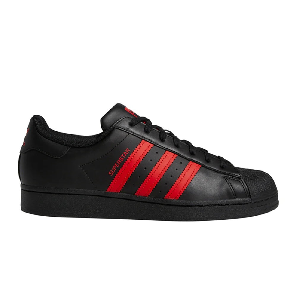 Men's Adidas Superstar CBlack/VivRed/CBlack (GZ3739)