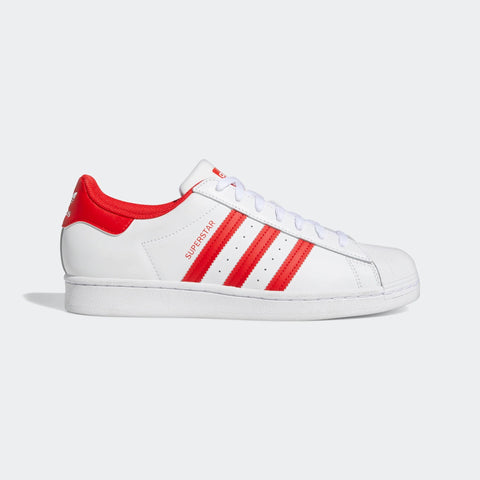 Men's Adidas Superstar Cloud White/Vivid Red-Cloud White (GZ3741)