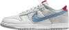 Men's Nike Dunk Low QS Metallic Silver/Aegean Storm (HF0391 001)