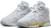 Little Kid's Jordan 6 Retro Pure Platinum/Glacier Blue (HF0413 074)