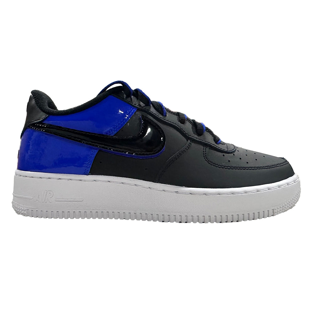 Big Kid's Nike Air Force 1 LV8 2 Black/Black-Racer Blue-White (HF0951 001)