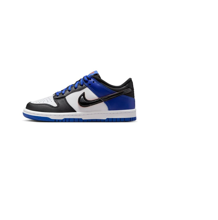 Big Kid's Nike Dunk Low SE White/Black-Racer Blue (HF0970 100)