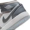 Big Kid's Jordan 1 Mid SE White/Cool Grey-Medium Grey (HF3193 100)