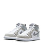 Little Kid's Jordan 1 Mid White/Cool Grey-Medium Grey (HF3194 100)