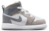 Toddler's Jordan 1 Mid SE White/Cool Grey-Medium Grey (HF3195 100)