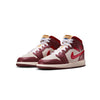Big Kid's Jordan 1 Mid SE Coconut Milk/Varsity Red (HF3196 100)